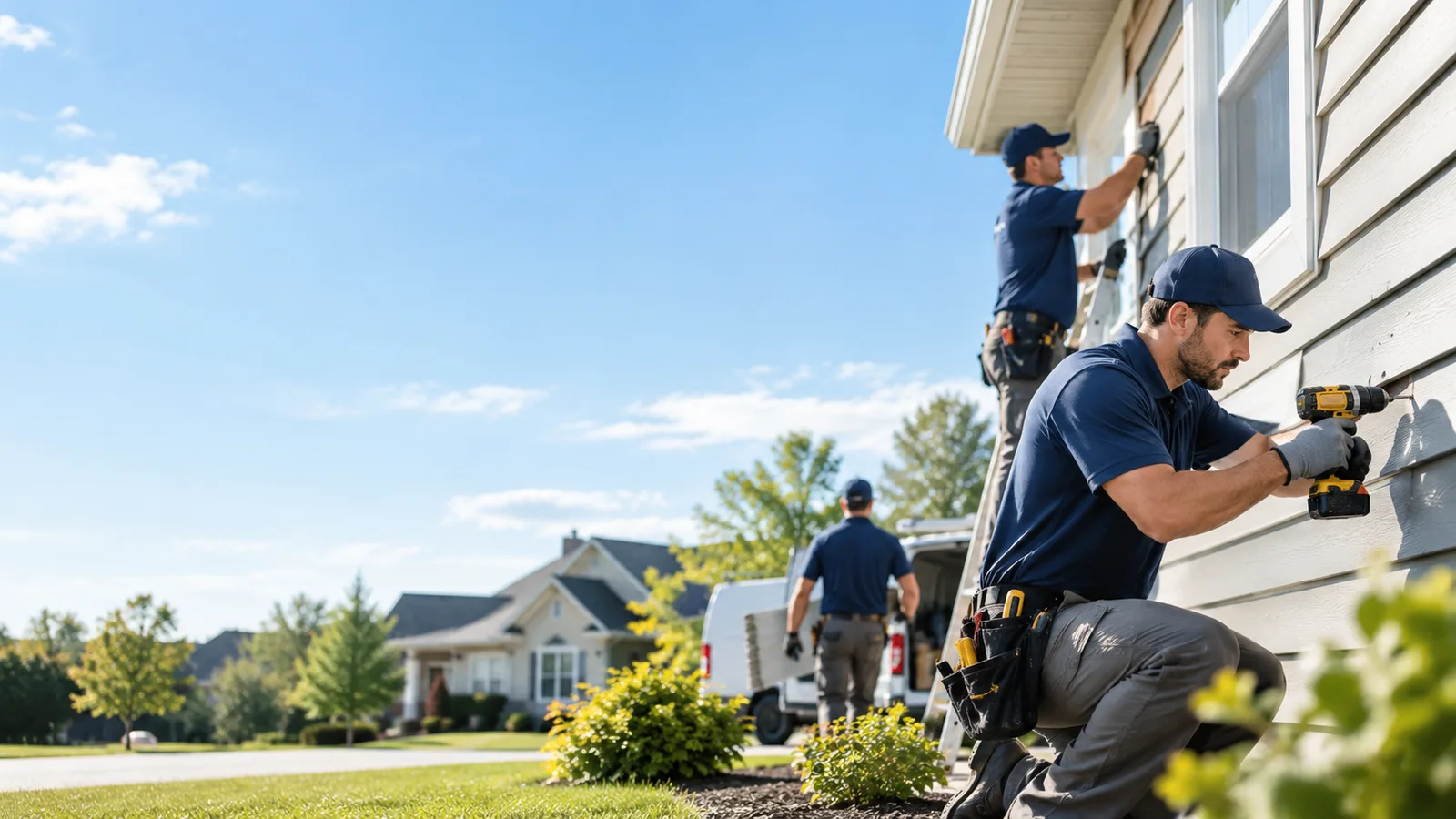 Commercial Siding Repair in Wales, WI